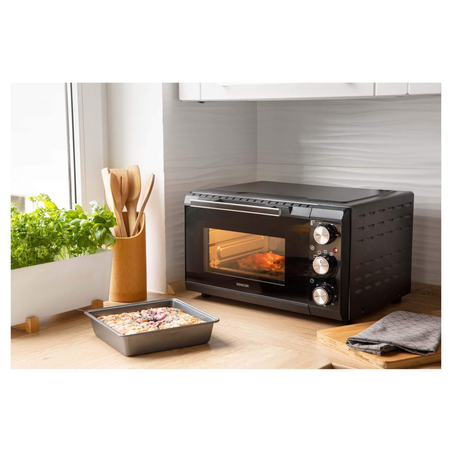 ელექტრო ღუმელი SENCOR SEO 2000BK - Image 3